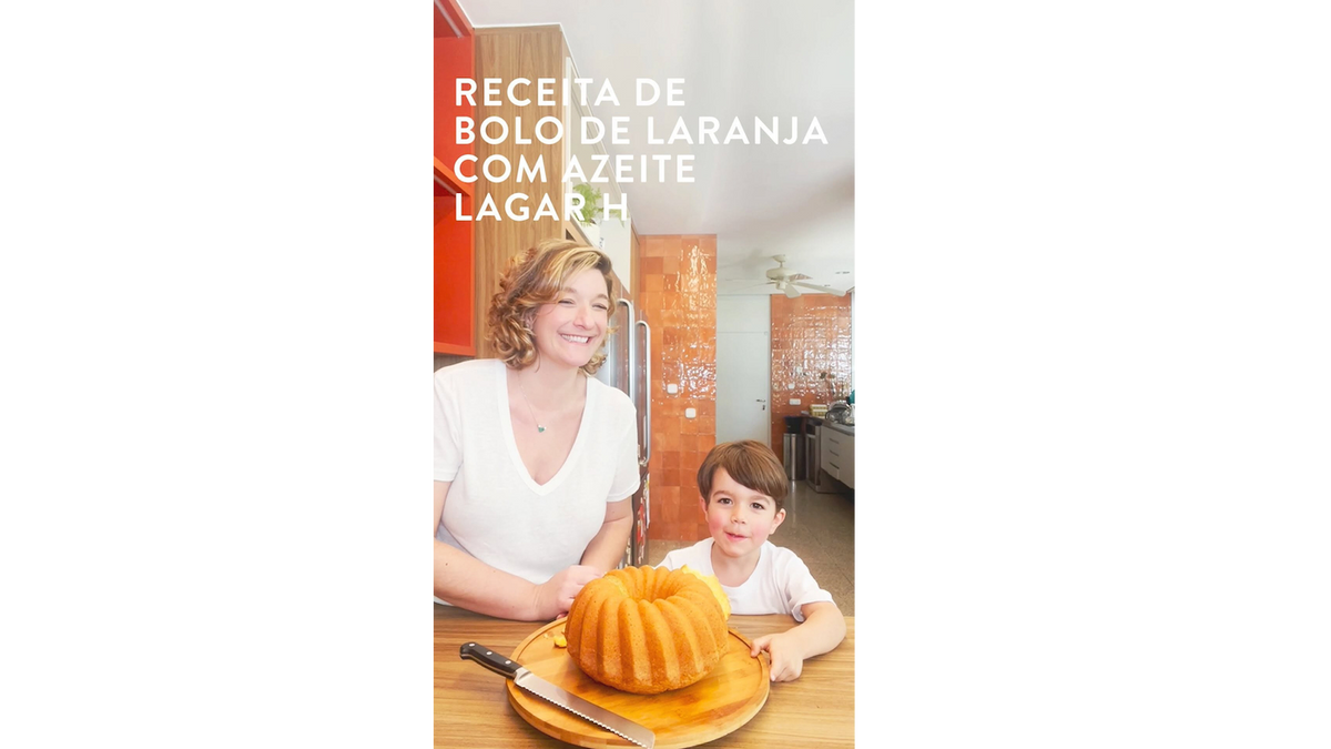 Dia das mães com Bolo de Laranja e Lagar H