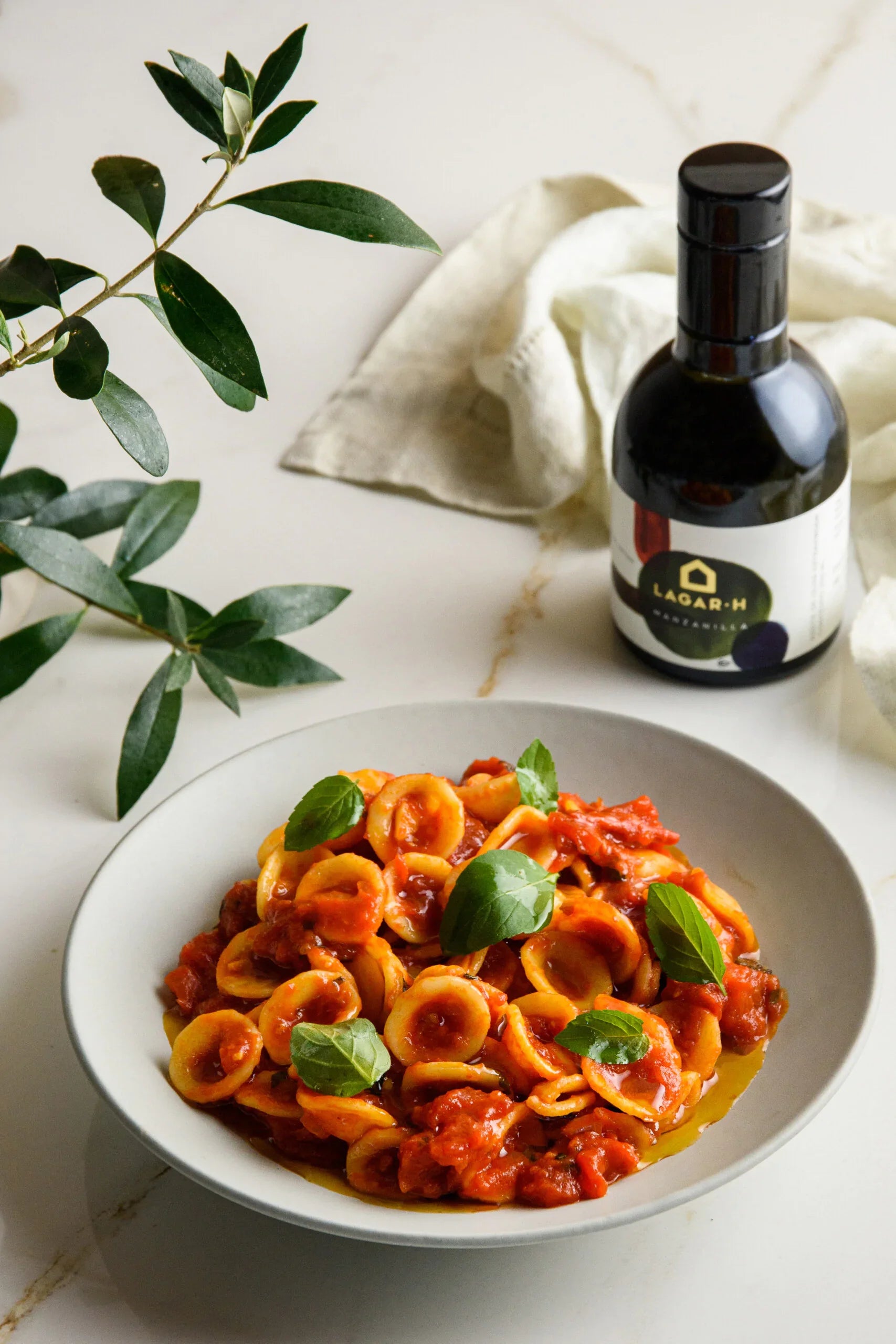 Orecchiette ao molho de tomate